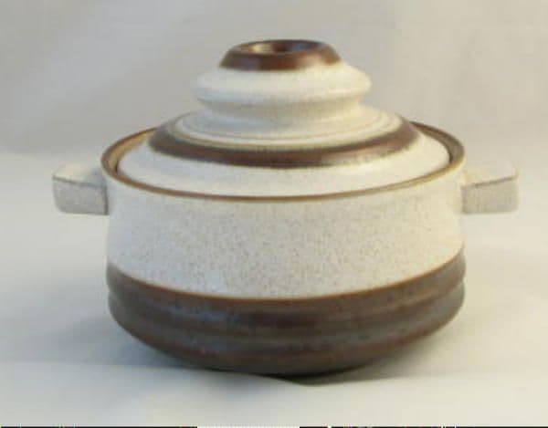 Denby Pottery Potters Wheel Lidded Soup Bowls