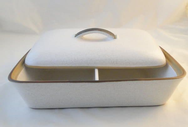 Denby Pottery Potters Wheel Lidded Split Vegetable Dishes