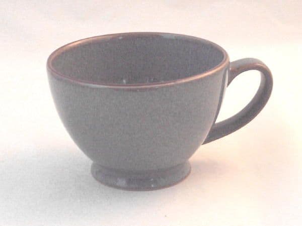 Denby Pottery Storm Tea Cups (Grey)