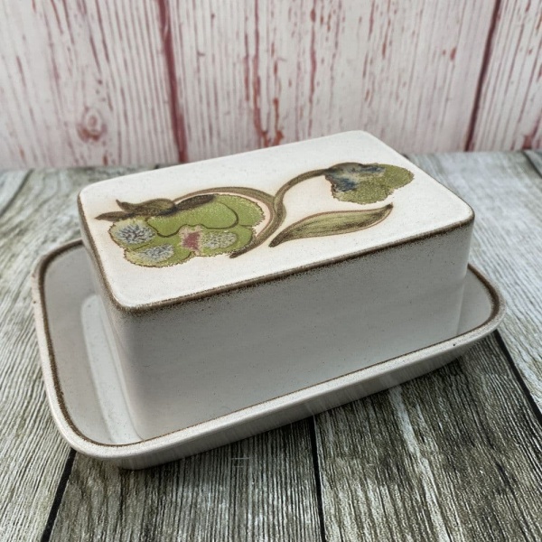 Denby Pottery Troubadour Butter Dish