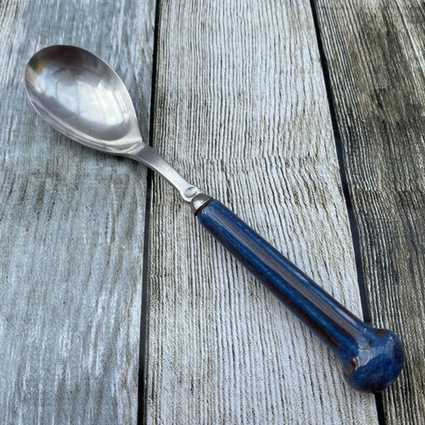 Denby Regency Cutlery - Blue Dessert Spoon