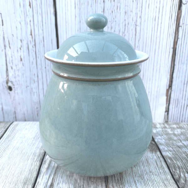 Denby Regency Green Storage Jar (Pear Shape)