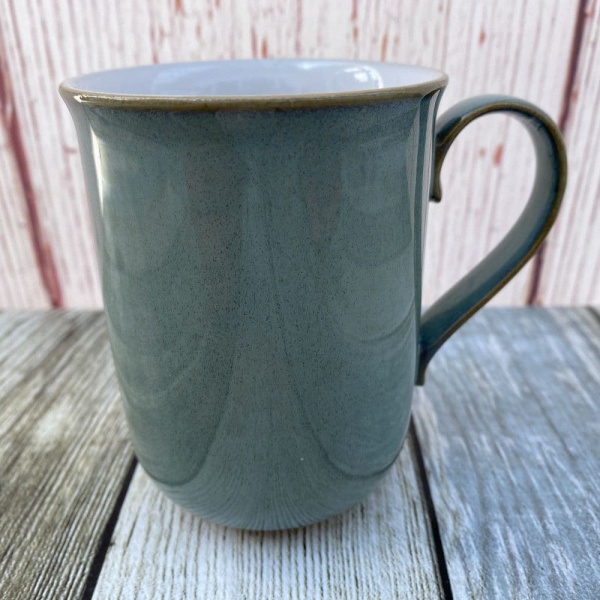 Denby Regency Green Straight Sided Mug (Ear Shaped Handle)