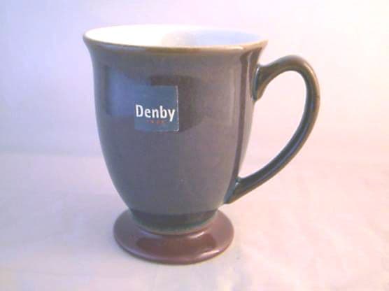 Denby Storm Footed Mugs/Beakers (Plum)