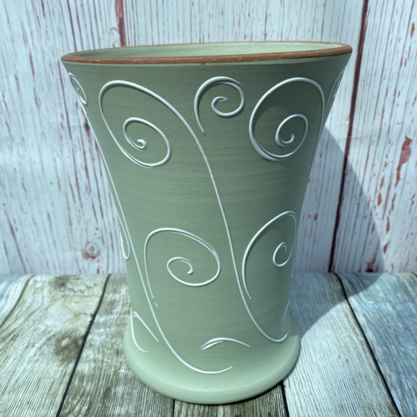 Denby Pottery Ferndale Vase, 9.25''