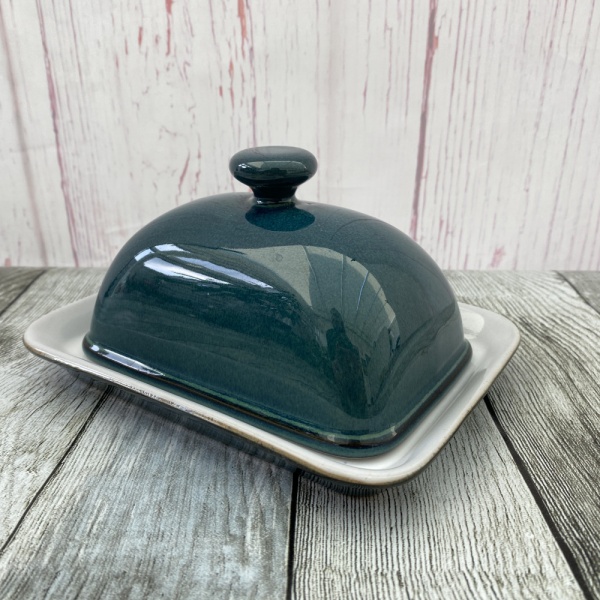 Denby Pottery Greenwich Lidded Butter Dish