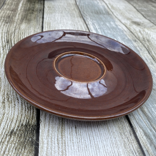 Denby Pottery Homestead Brown Saucer (Shallow)