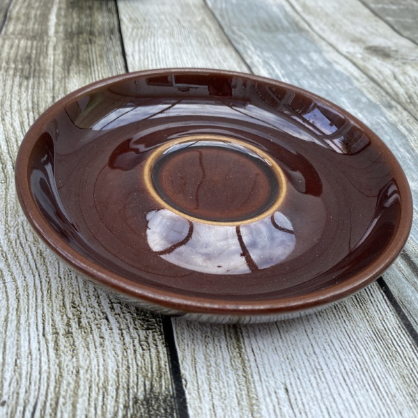 Denby Pottery Homestead Brown Saucer (Deep)