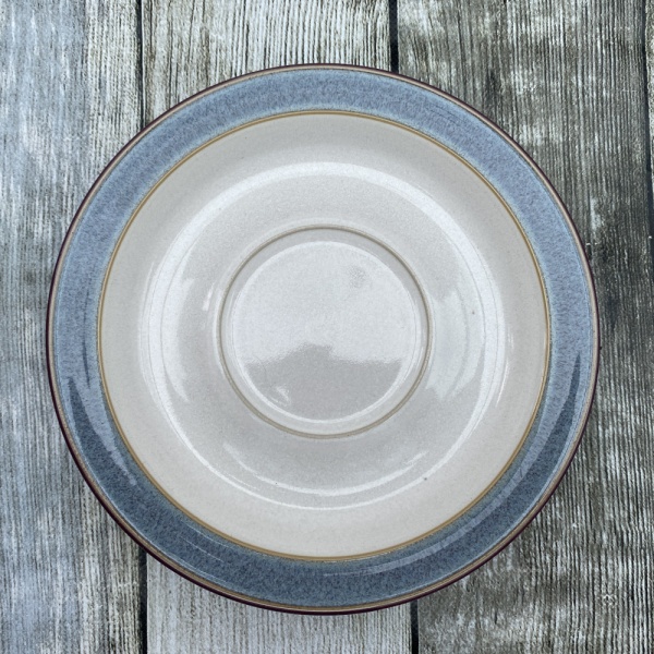 Denby Pottery Storm Tea Saucer (Grey)