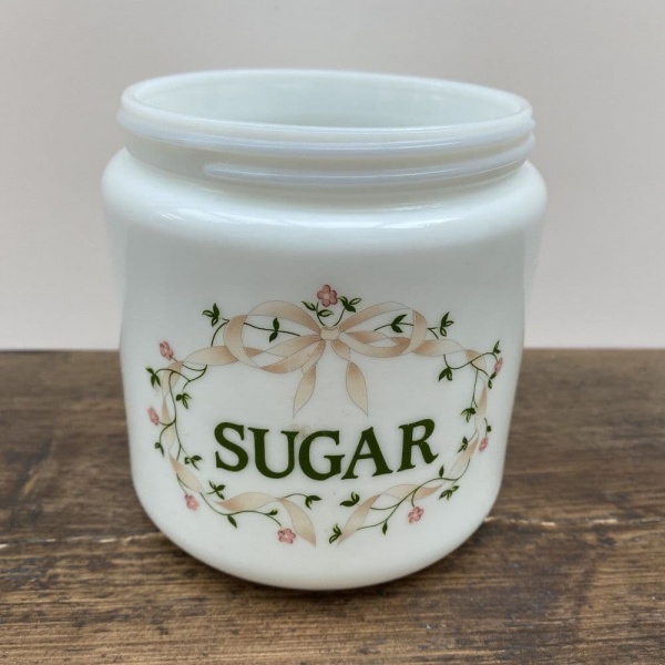 Eternal Beau Pyrex Storage Jar (Sugar) - Missing Lid