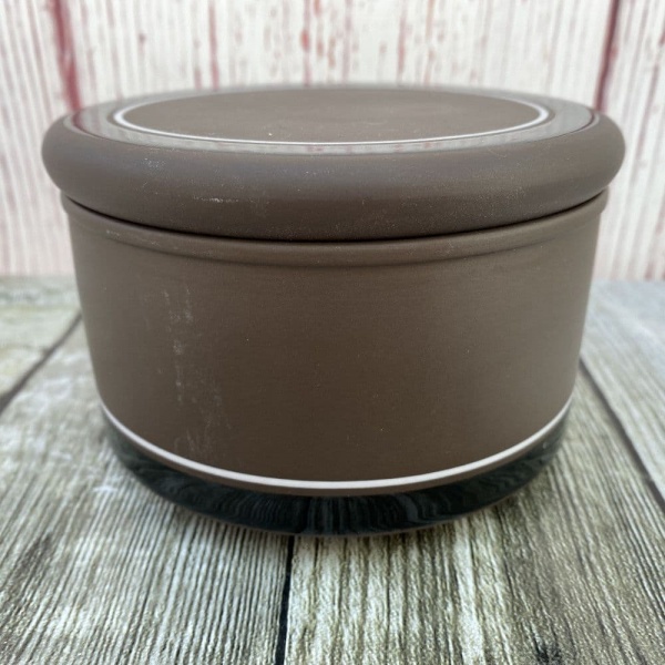 Hornsea Contrast Lidded Butter Dish - Flat Lid