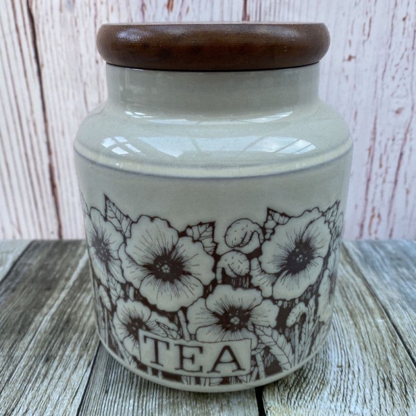 Hornsea Cornrose Lidded Storage Jar, Tea