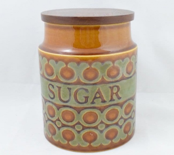 Hornsea Pottery Bronte Storage Jars (Medium Size, Sugar)