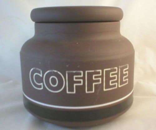 Hornsea Pottery Contrast Coffee Storage Jar