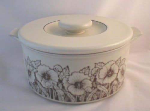 Hornsea Pottery Cornrose Lidded Serving Dishes (Lug Handled)