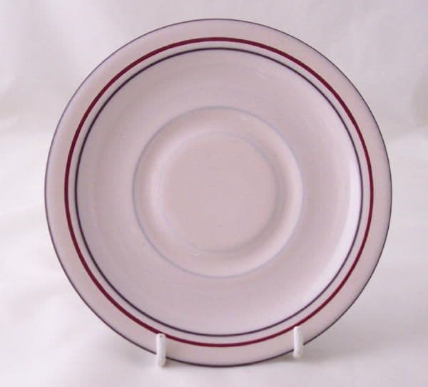 Hornsea Pottery Cranberry Standard Saucers