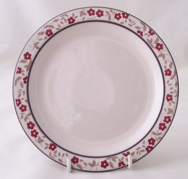 Hornsea Pottery Cranberry Tea Plates