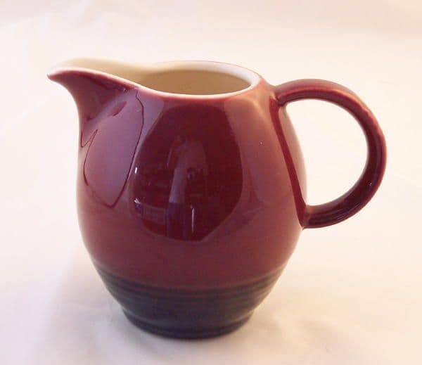 Hornsea Pottery Duet Carmine Milk Jugs