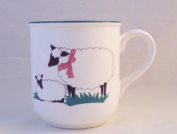 Hornsea Pottery Farmyard Mugs (Sheep)