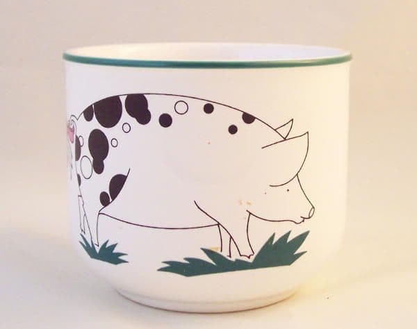 Hornsea Pottery Farmyard Sugar Bowls (Pig)