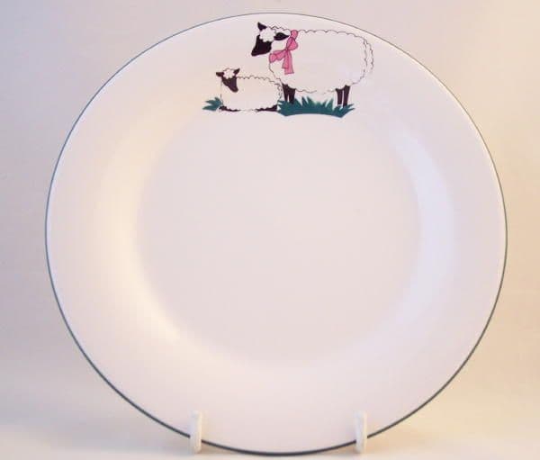 Hornsea Pottery Farmyard Tea Plates (Sheep)