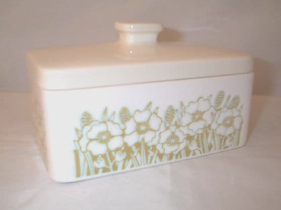 Hornsea Pottery Fleur (Green) Butter Dishes