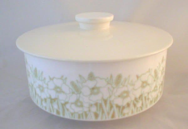 Hornsea Pottery Fleur (Green) Lidded Serving Dishes