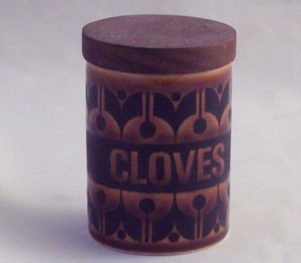 Hornsea Pottery Heirloom Autumn Brown Cloves Storage Pots