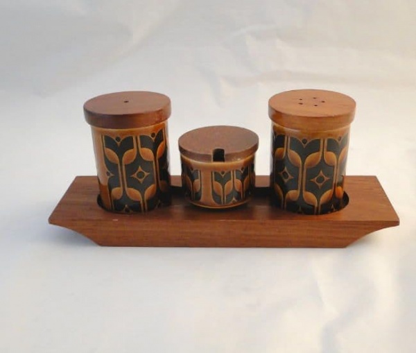 Hornsea Pottery Heirloom Autumn Brown Cruet Sets