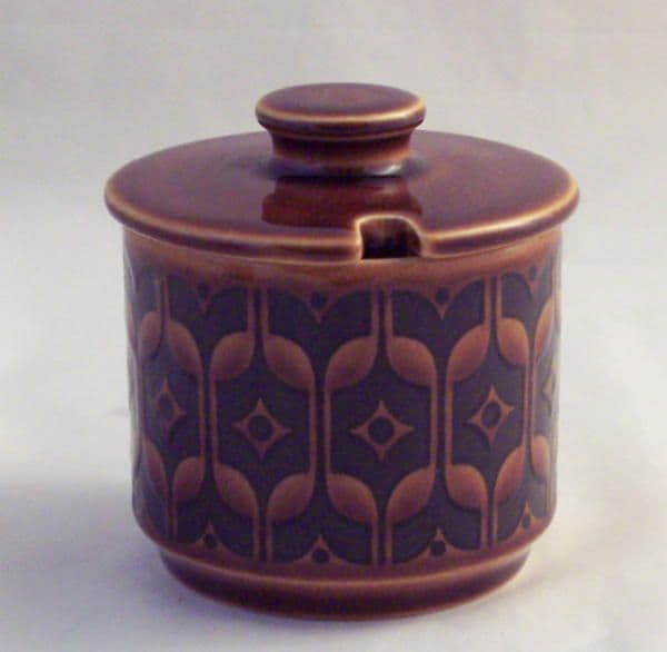 Hornsea Pottery Heirloom Autumn Brown Lidded Sugar Bowls