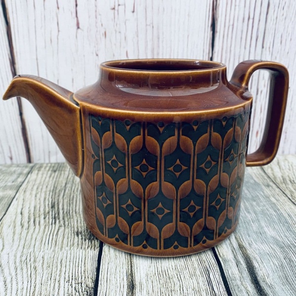 Hornsea Pottery Heirloom Autumn Brown Lidless Teapot