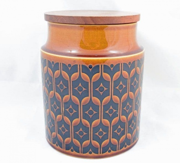 Hornsea Pottery Heirloom Autumn Brown Medium Unlabelled Storage Jars