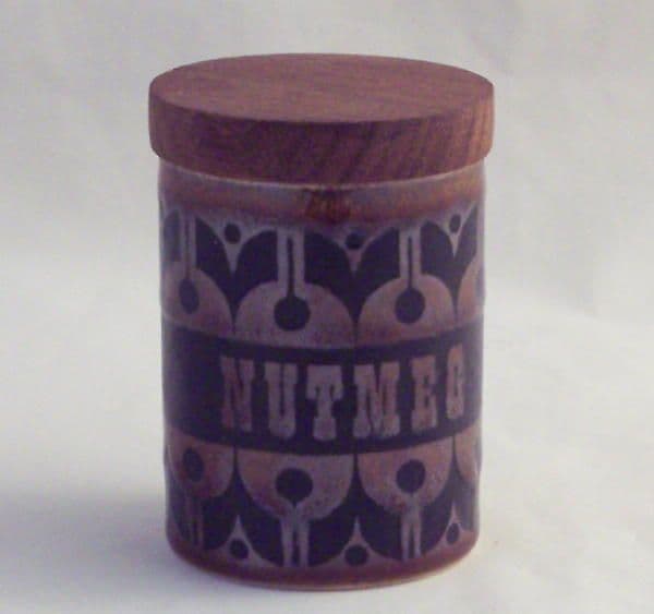 Hornsea Pottery Heirloom Autumn Brown Nutmeg Storage Pots