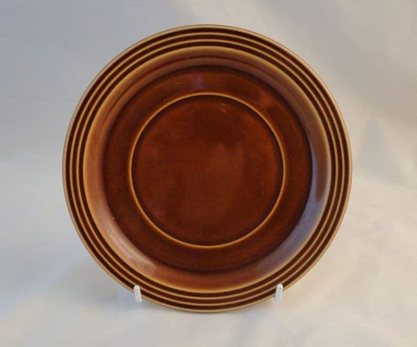 Hornsea Pottery Heirloom Autumn Brown Saucers for the Vertically Sided Soup/Cereal/Dessert Bowls