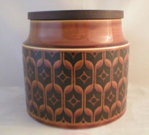 Hornsea Pottery Heirloom Autumn Brown Small Unlabelled Storage Jars