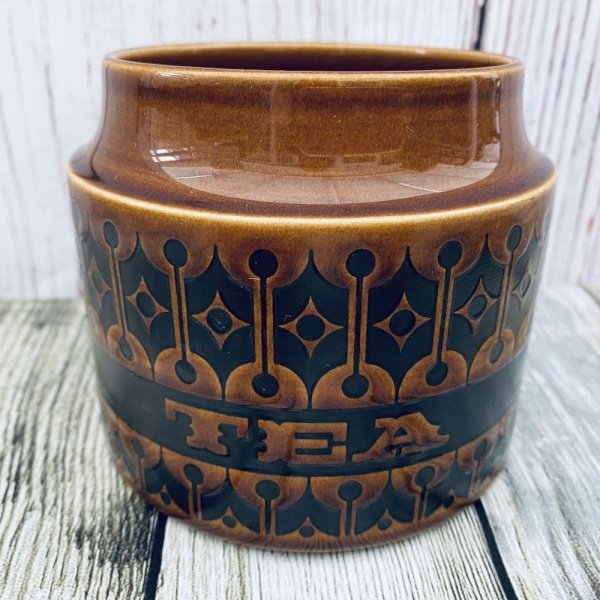 Hornsea Pottery Heirloom Autumn Brown Tea Storage Jar, Small (No Lid)