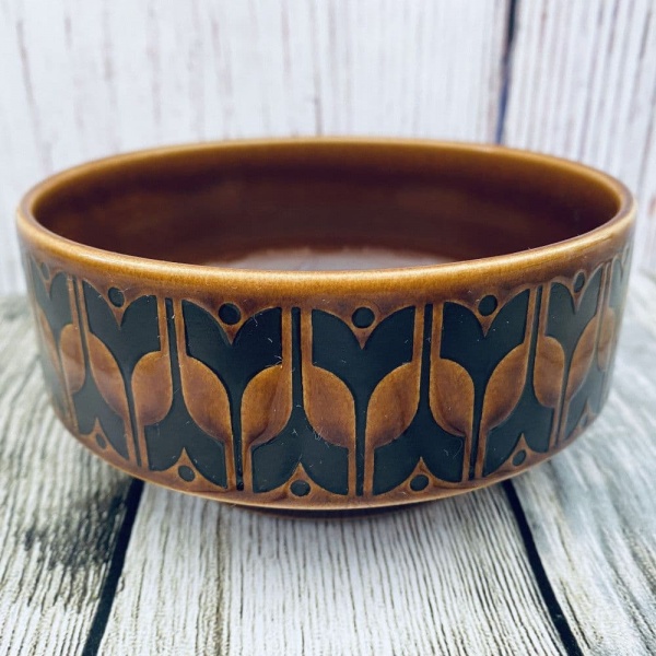 Hornsea Pottery Heirloom Autumn Brown Vertically Sided Bowl