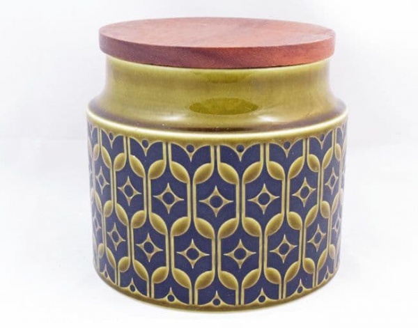 Hornsea Pottery Heirloom Lakeland Green Blank Storage Jars