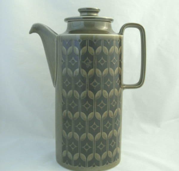 Hornsea Pottery Heirloom Lakeland Green Coffee Pots