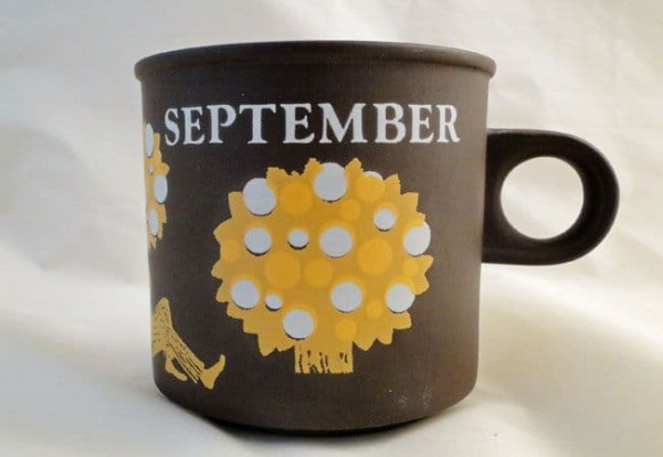 Hornsea Pottery Love Mugs, September