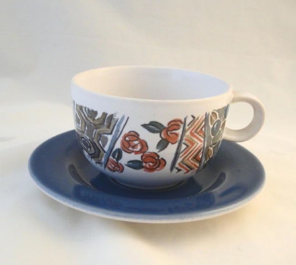 Hornsea Pottery Paysanne Cups and Saucers