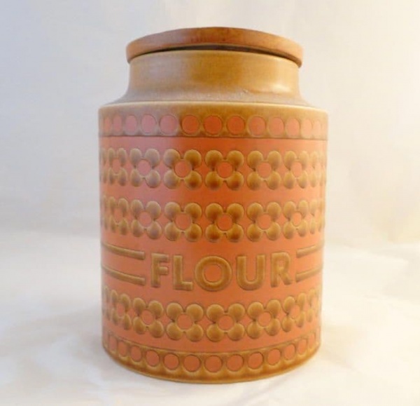Hornsea Pottery Saffron Flour Storage Jars (Large)