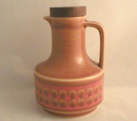 Hornsea Pottery Saffron Lidded Vinegar Jug