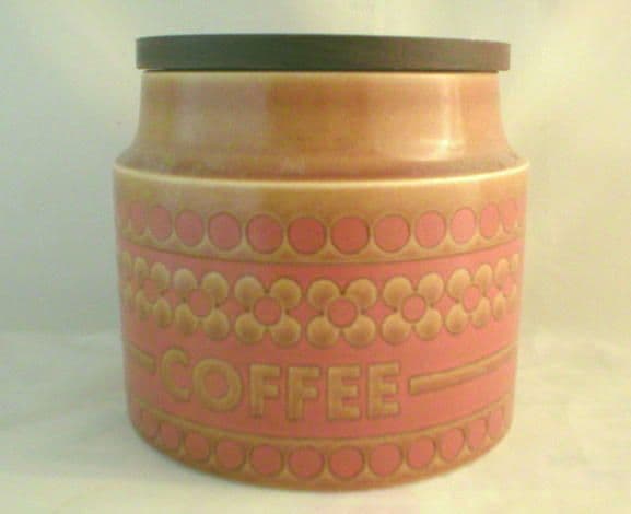 Hornsea Pottery Saffron Small Coffee Storage Jars