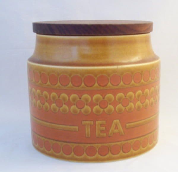 Hornsea Pottery Saffron Small Tea Storage Jars