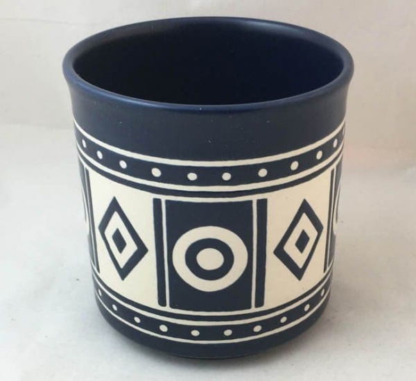 Hornsea Pottery Tobago Lidless Storage Jars