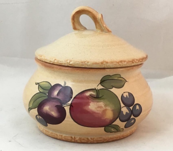 Hornsea Pottery Yeovil Lidded Jam/Sugar Pot