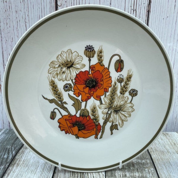 J & G Meakin Poppy Dinner Plate (Wide Rim)