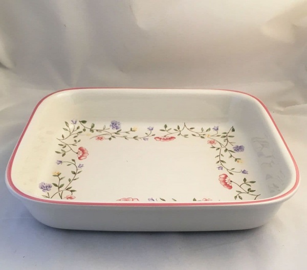 Johnson Bros Summer Chintz Oblong Roasting Dish, 10.5