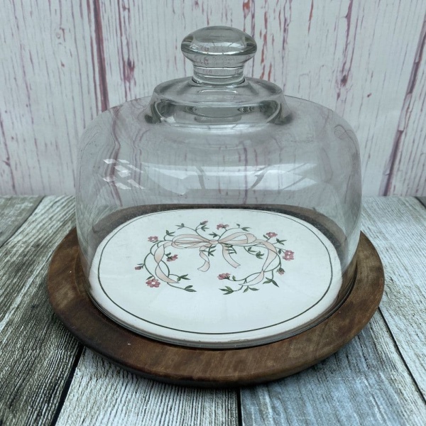 Johnson Brothers (Bros) Eternal Beau Glass Covered Cheese Dish